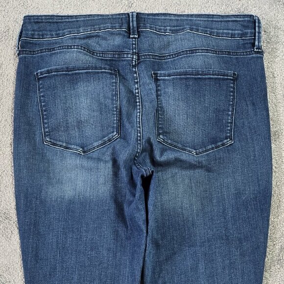 NYDJ Alina Embroidered Wide Cuff Ankle Jeans Lift Tuck Boho Western - Picture 5 of 10